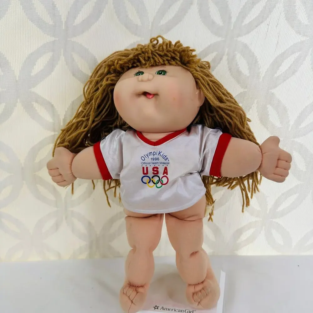 1996 Cabbage Patch Kids Olympikids Special‎ Edition Doll Green Eyes